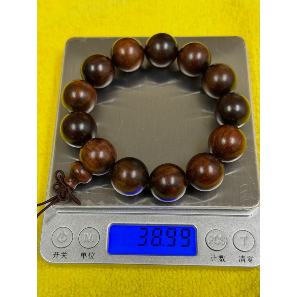 老撾大紅酸枝1.8圓珠手串-細節圖2