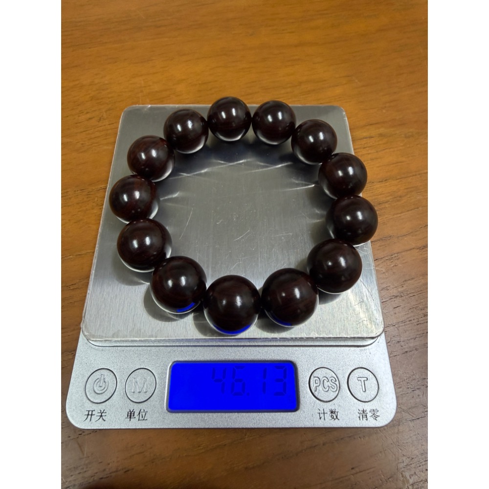 微凹黃檀1.8圓珠手串-細節圖2