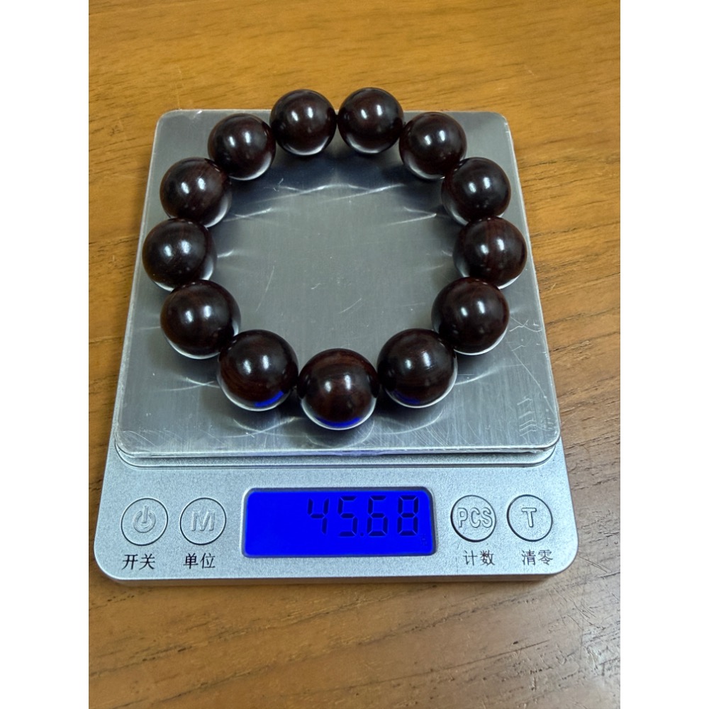 微凹黃檀1.8圓珠手串-細節圖3