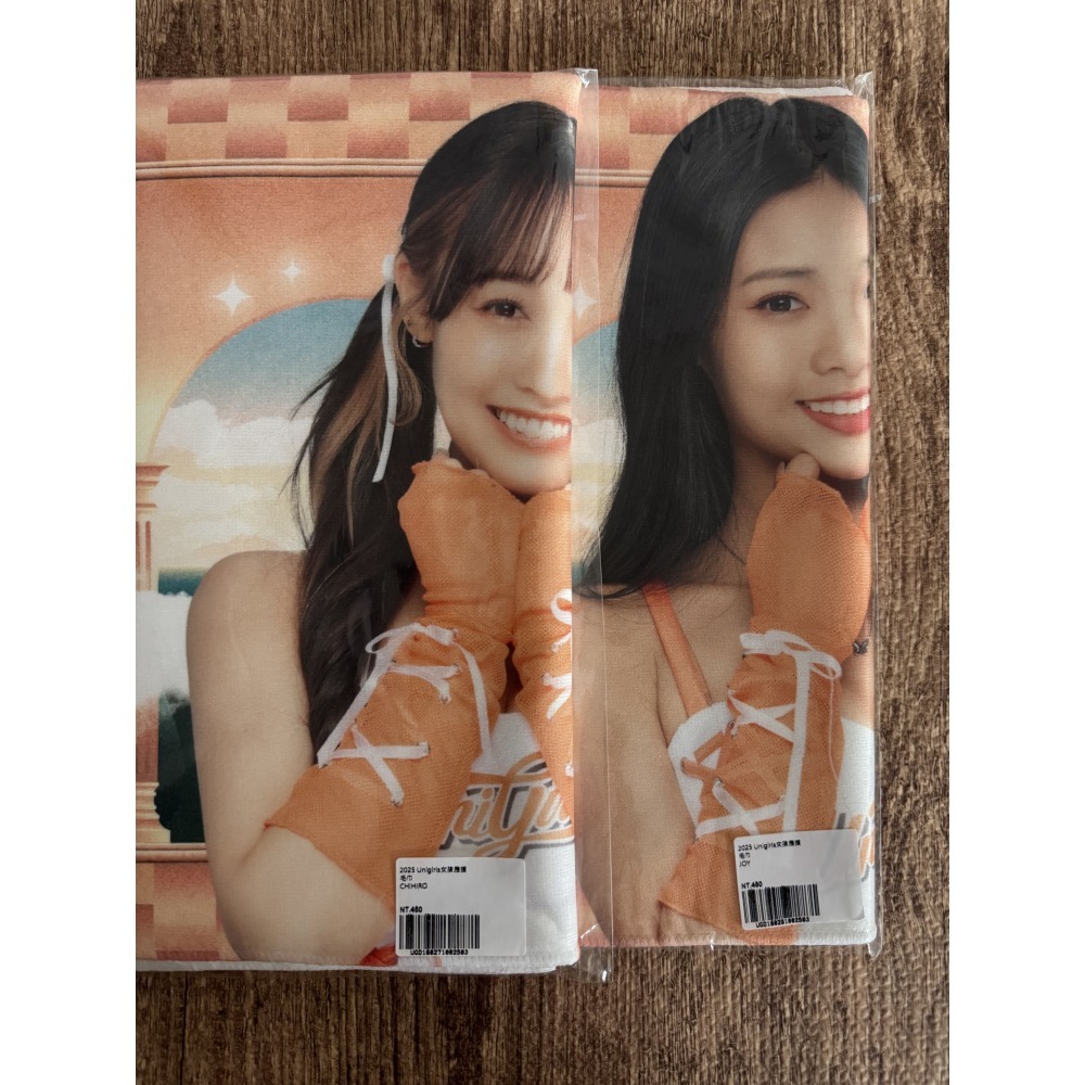 2025 統一獅 Uni Girls 趙娟週 CHIHIRO JOY 安惠志 文慧真 應援毛巾 全新未拆-細節圖3