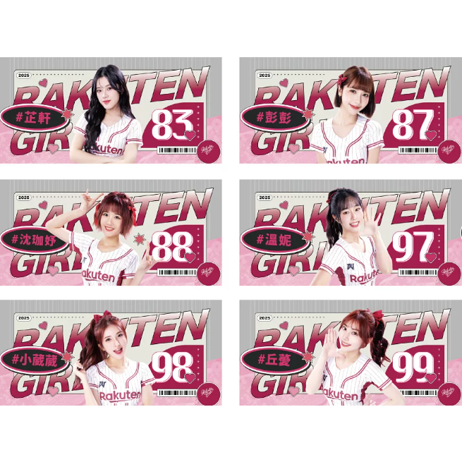 2025 樂天桃猿 樂天女孩 Rakuten Girls 河智媛 廉世彬 禹洙漢 嘎琳 林艾融 影像 應援毛巾 全新未拆-細節圖5