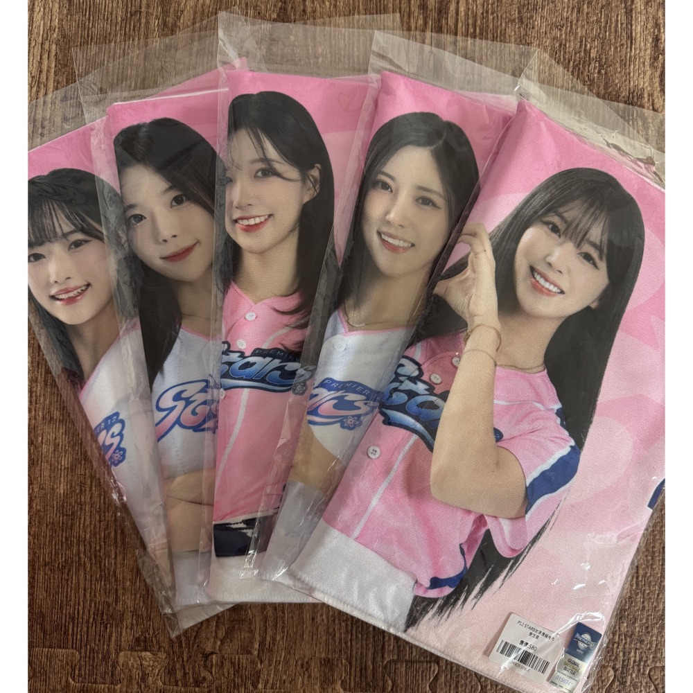 2024 世界12強 STARS 安芝儇 南珉貞 李晧禎 趙娟週 Mingo 應援毛巾 全新未拆-細節圖2