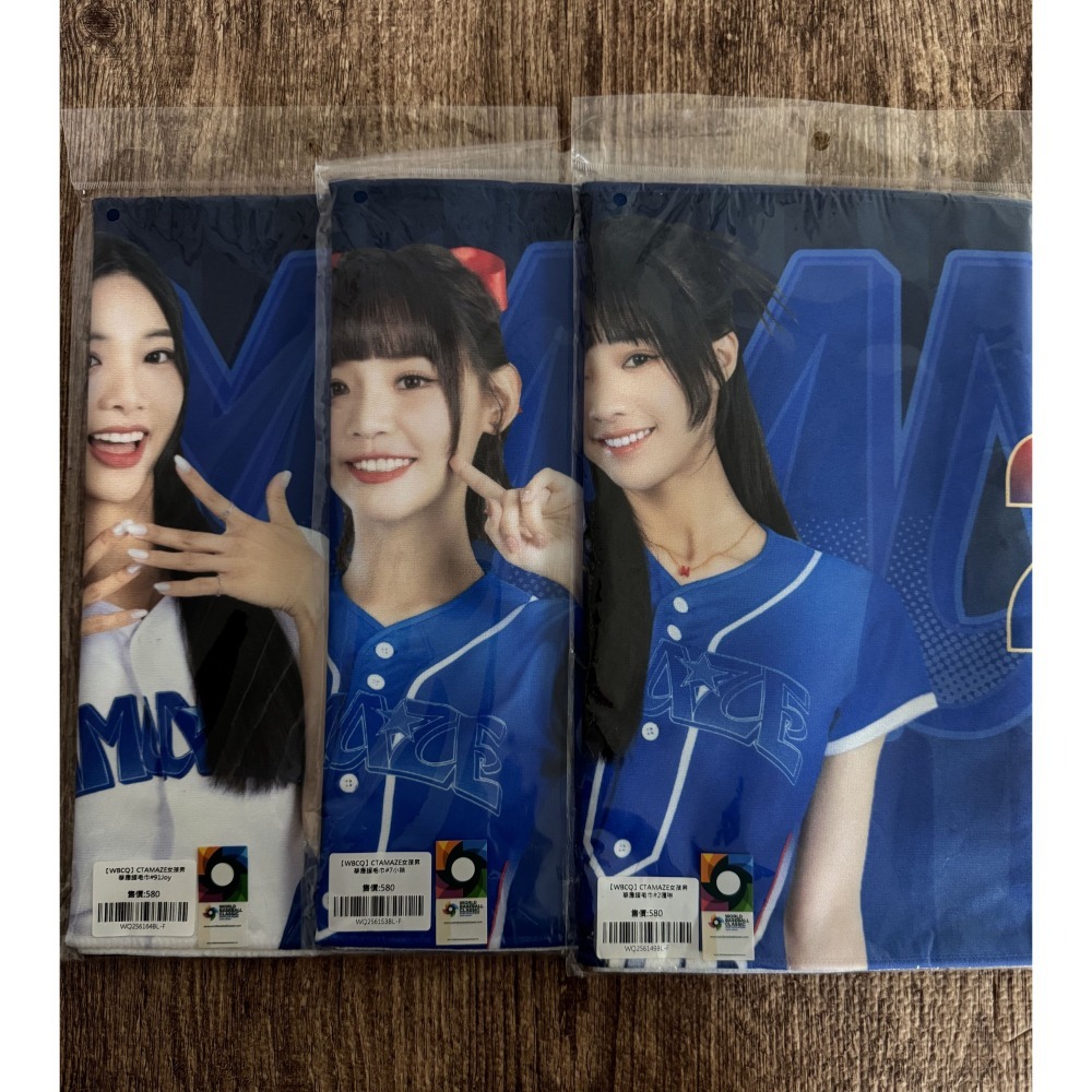 2025 WBCQ 經典賽 CT AMAZE 一粒 嘎琳 孟潔 林襄 侯芳 峮峮 慈妹 瑟七 影像 應援毛巾 全新未拆-細節圖5