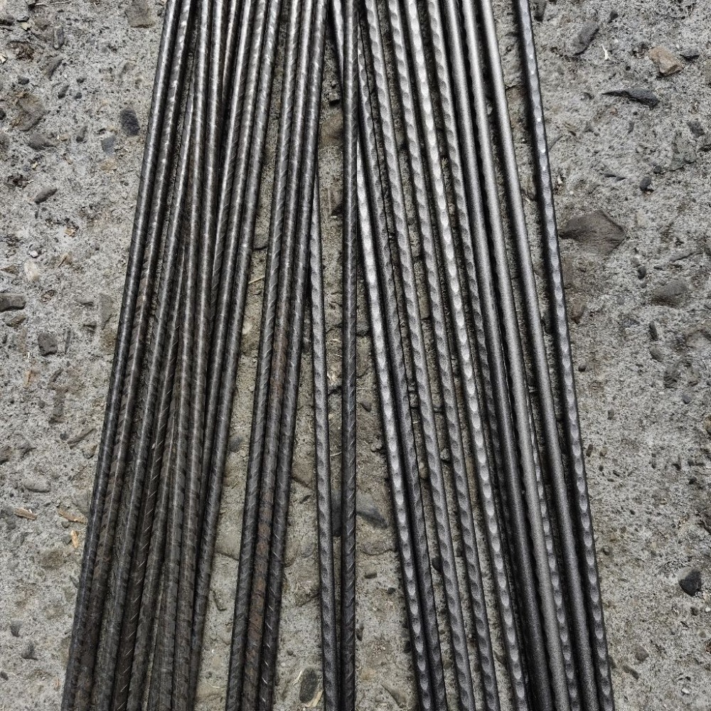 2分  螺旋斜紋 點狀紋 樁心鋼 鋼條 50cm 下單區 綁鋼筋用鐵線鉤原料 電桿鋼條用料-規格圖1