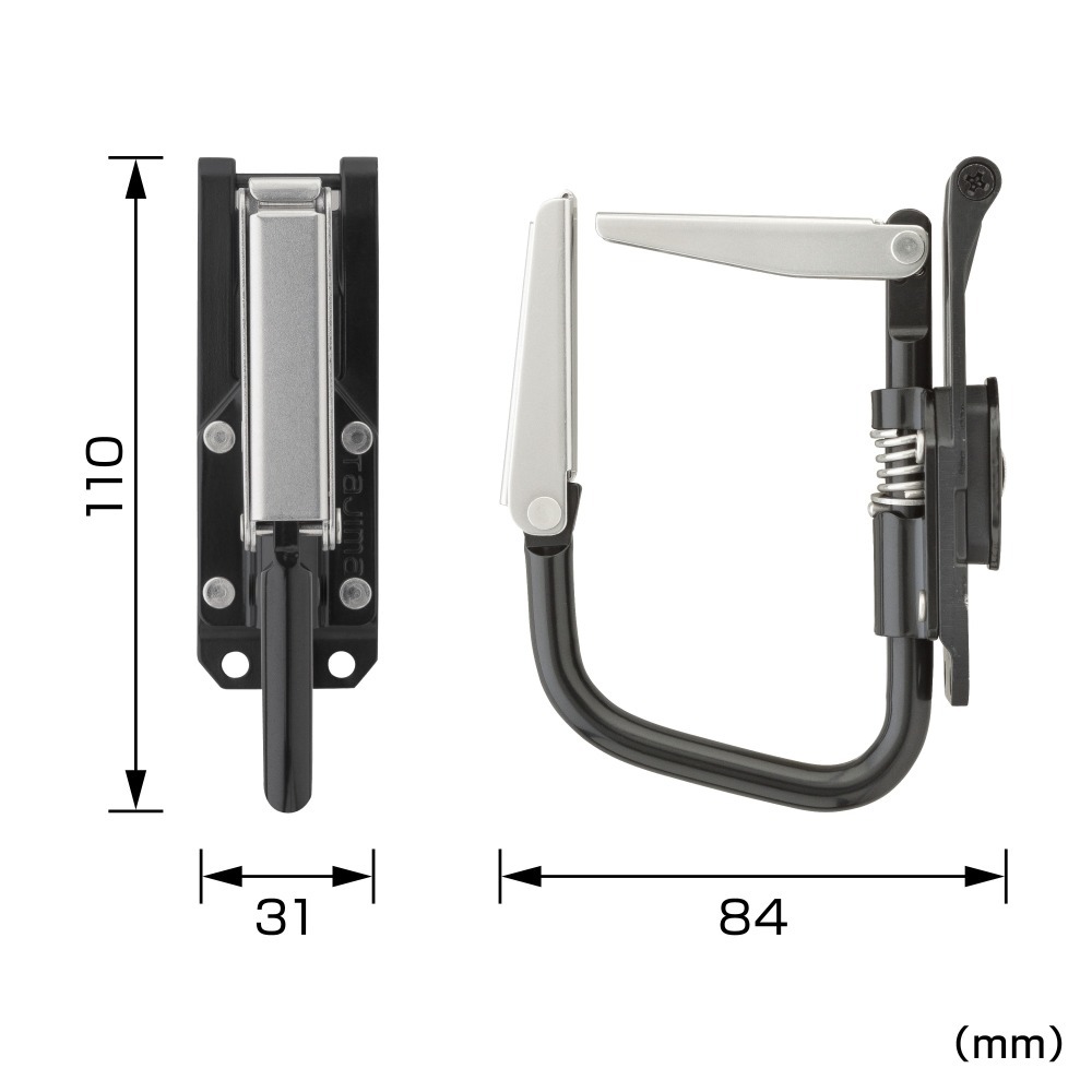 TaJIMa 田島  SFKHI-TPF 窄版快扣式 膠帶收納扣-細節圖2