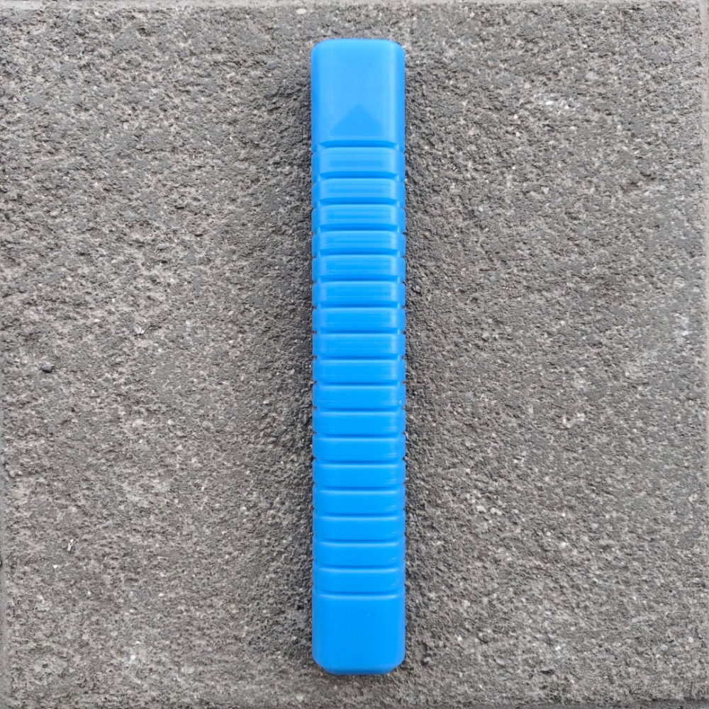鋁合金管用 矽膠 圓弧套 藍色 單個
