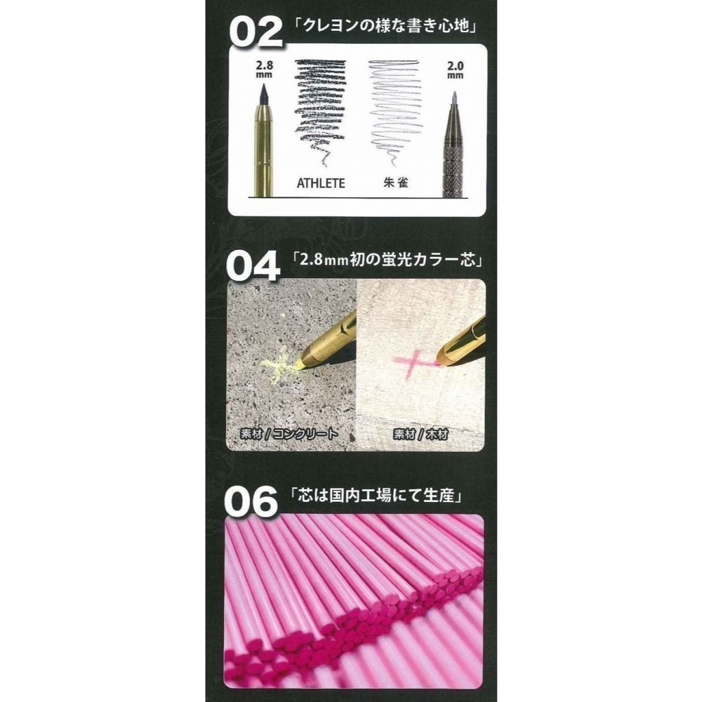 祥碩堂 ATHLETE 系列 2.8MM 工程筆-細節圖4