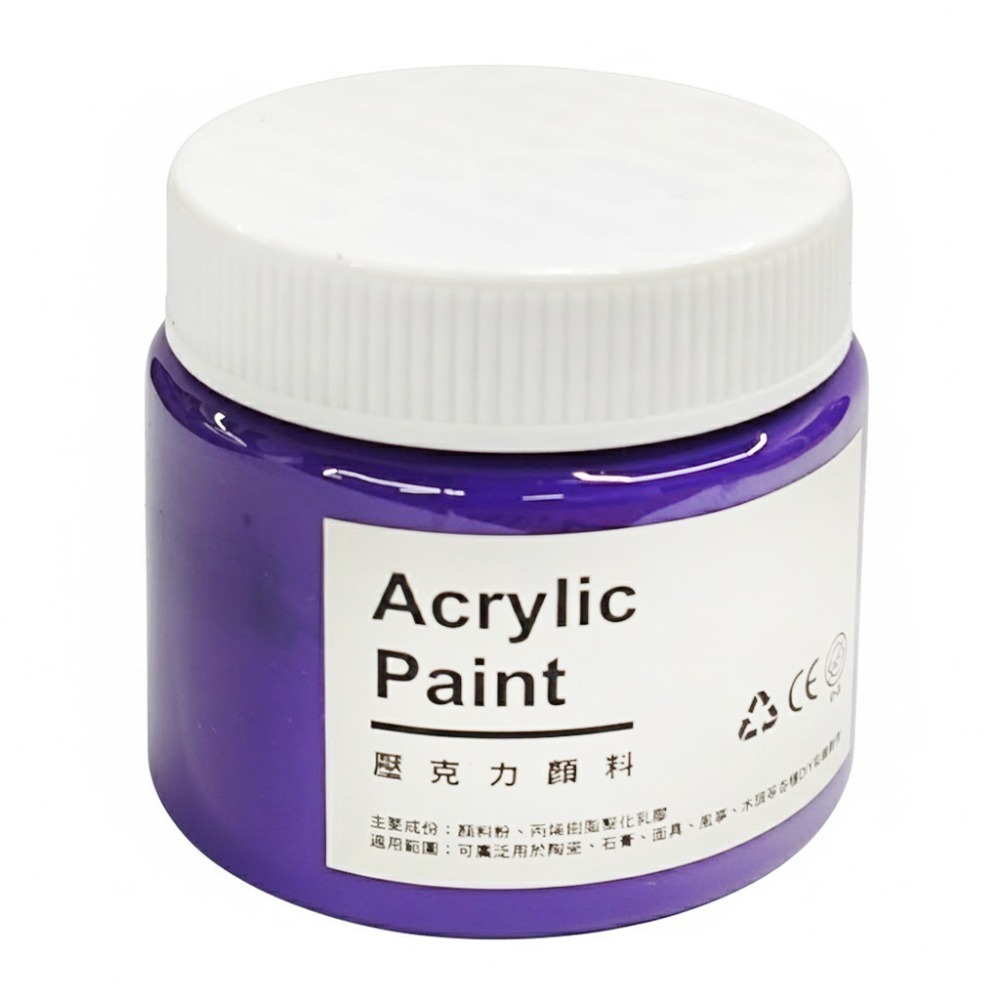 平價教學款 100ml / 500ml 壓克力顏料 啞光 大容量 丙烯顏料 防水 防曬 教學活動用-規格圖5
