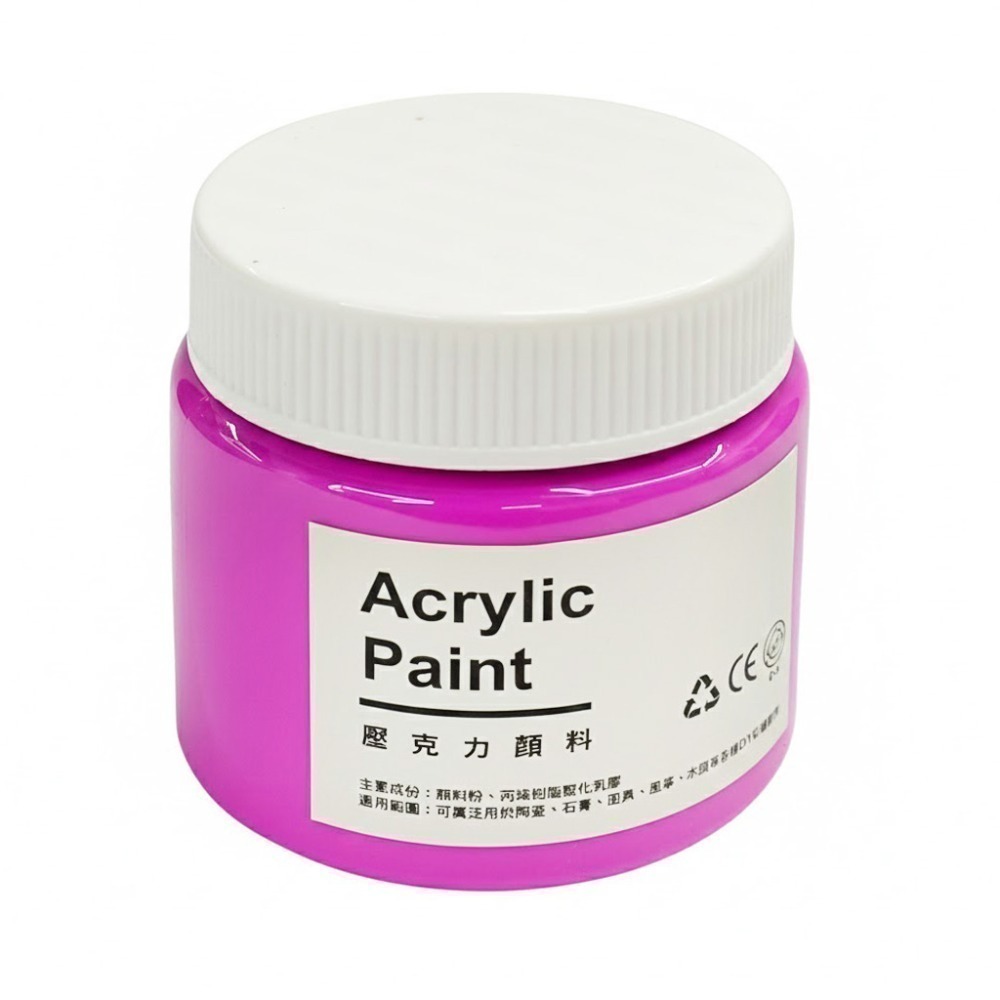 平價教學款 100ml / 500ml 壓克力顏料 啞光 大容量 丙烯顏料 防水 防曬 教學活動用-規格圖5