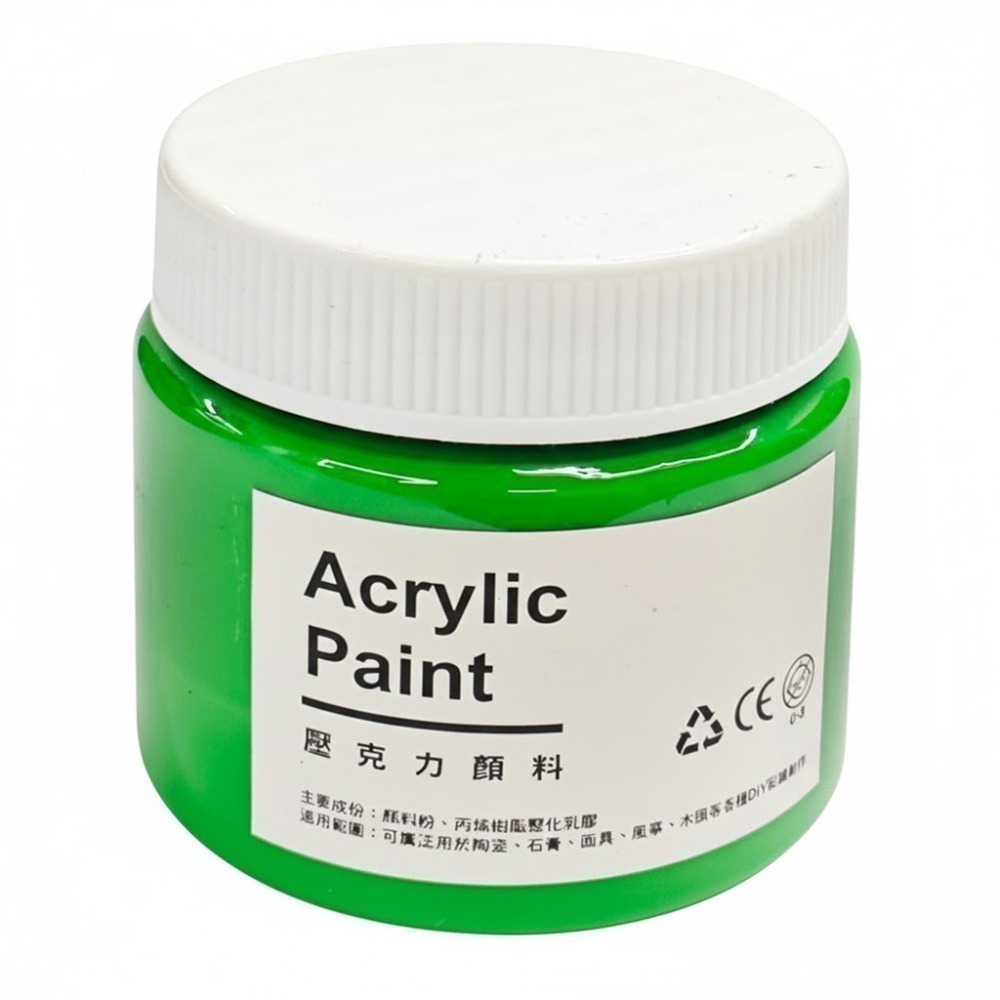 平價教學款 100ml / 500ml 壓克力顏料 啞光 大容量 丙烯顏料 防水 防曬 教學活動用-規格圖5