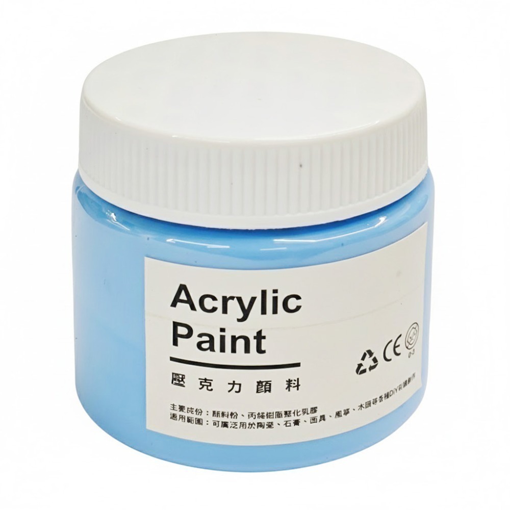 平價教學款 100ml / 500ml 壓克力顏料 啞光 大容量 丙烯顏料 防水 防曬 教學活動用-規格圖5