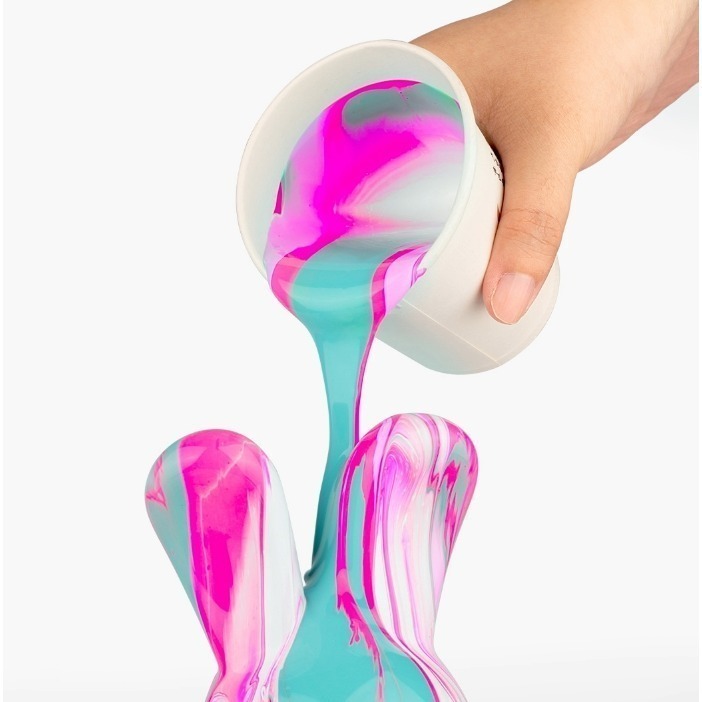 500ml 流體畫顏料 流體熊顏料 壓克力顏料 大容量 高光 高亮 顏色鮮艷 快乾 防水 不掉色 不易裂-細節圖3