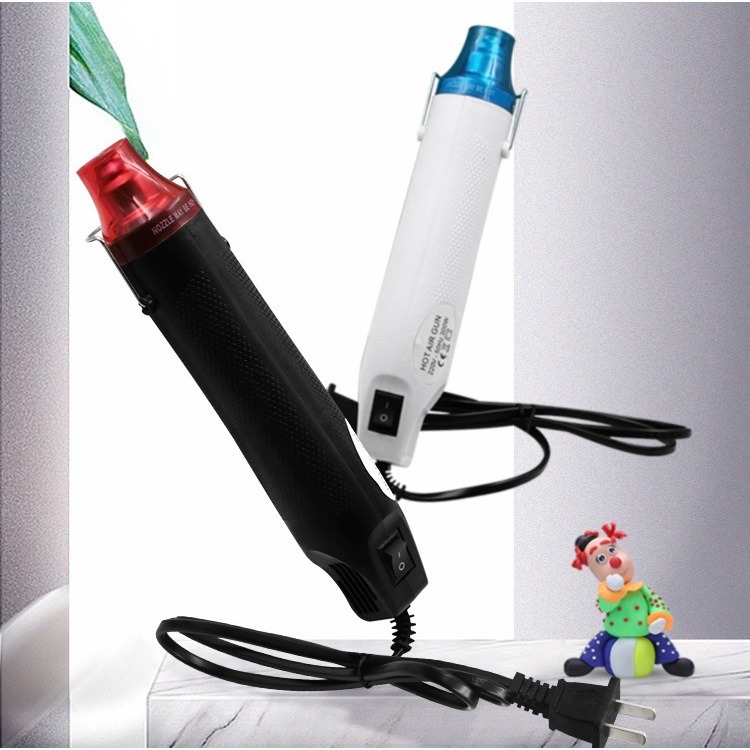 110V 熱風槍 熱縮片 收縮片收縮膜 定型工具 開關設計 DIY手工具-細節圖2