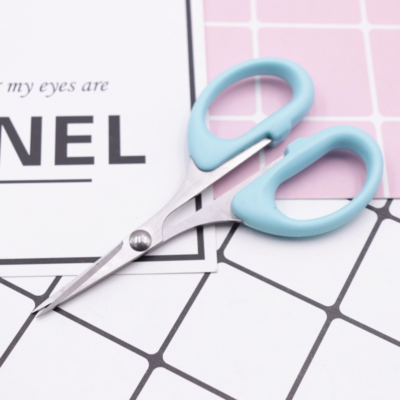 黏土軟陶剪刀 直頭剪刀 彎頭剪刀 超輕黏土手辦工具-細節圖3