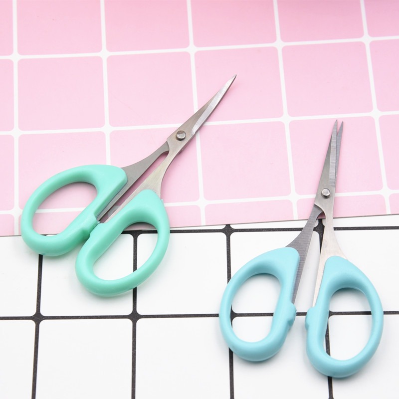 黏土軟陶剪刀 直頭剪刀 彎頭剪刀 超輕黏土手辦工具-細節圖5