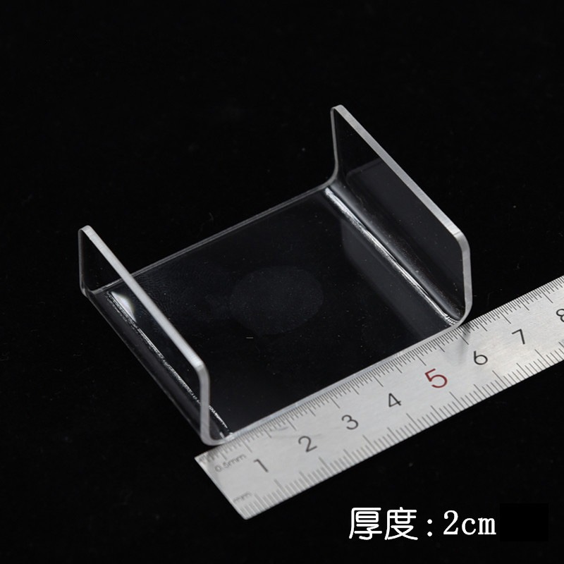 透明 U型壓板 壓泥板 比例尺 黏土工具 壓克力板 黏土材料 四邊導圓不割手-細節圖6
