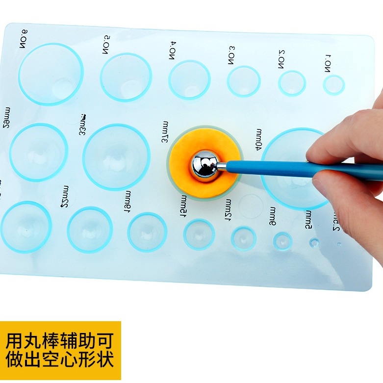 平價黏土取量器 黏土尺寸丈量 半圓形 調色 人偶後腦勺模具 花盆模具 新手必備工具-細節圖2