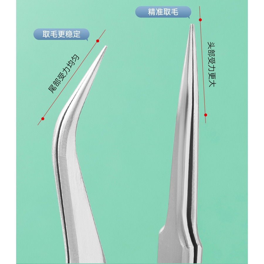 高品質1.5mm 精密壓邊不銹鋼鑷子 (尖頭/圓頭/彎頭) 精密鑷子 DIY工具 食玩 紙雕手工藝工具-細節圖2