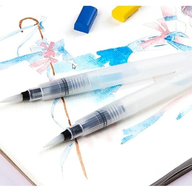 自來水筆 水毛筆 水筆 水彩毛筆 吸水毛筆 畫筆 繪畫用具-細節圖6