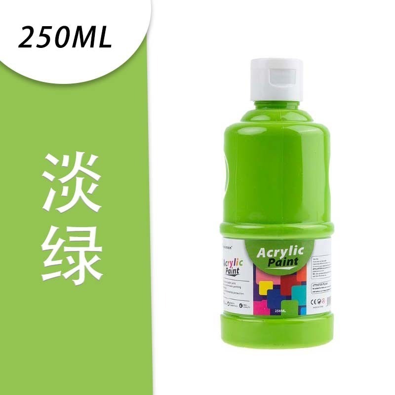 250ml 壓克力顏料 亮光 大容量 高濃度 丙烯顏料 防水 防曬 不掉色 彩繪 diy教學-規格圖4