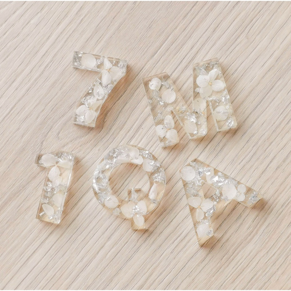 特大號26個英文字母數字鏡面矽膠模具 掛件吊墜裝飾 DIY飾品模 UV水晶滴膠模具-細節圖4