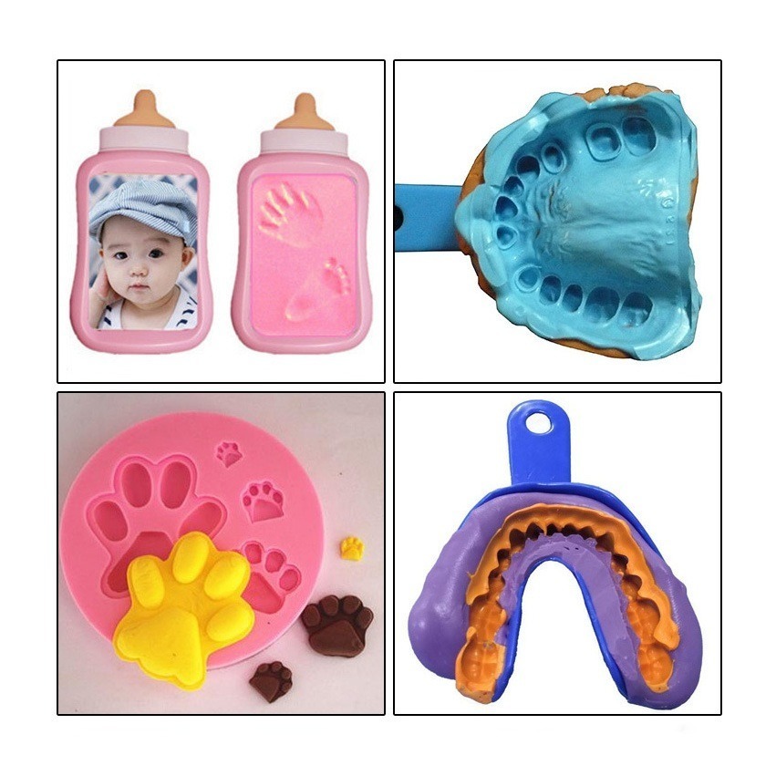 50g/1000g 翻模取模土 手捏矽膠 1:1 翻模矽膠 DIY手作-細節圖4