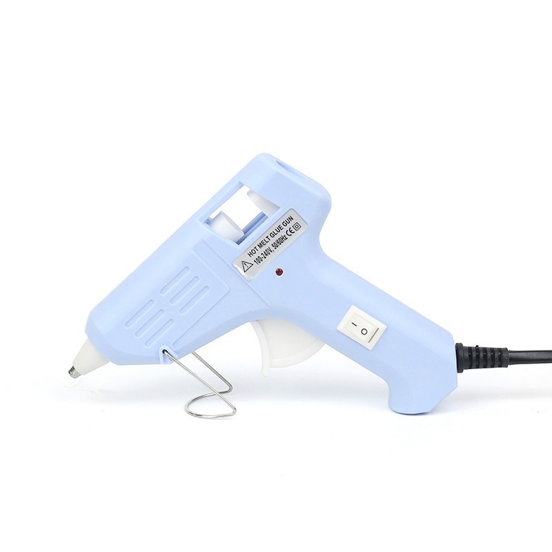 20W 小型品質型家用熱熔膠槍 馬卡龍 有開關 (7mm熱熔膠條適用) DIY手作 模型黏合 熱熔膠 熱溶膠-細節圖4