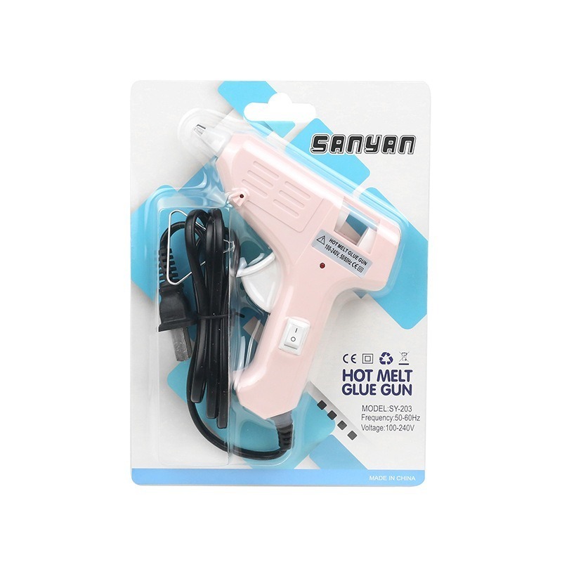 20W 小型品質型家用熱熔膠槍 馬卡龍 有開關 (7mm熱熔膠條適用) DIY手作 模型黏合 熱熔膠 熱溶膠-細節圖7