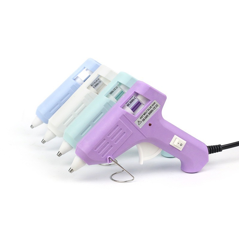 20W 小型品質型家用熱熔膠槍 馬卡龍 有開關 (7mm熱熔膠條適用) DIY手作 模型黏合 熱熔膠 熱溶膠-規格圖8