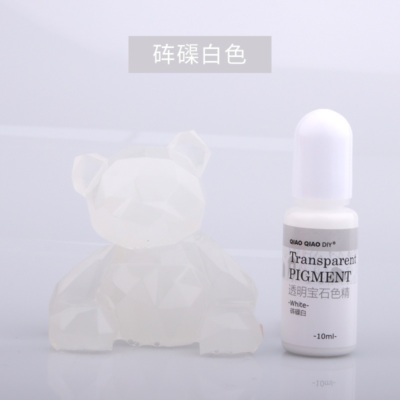 巧巧牌 24色透明寶石色精 高透色精 中性顏料 油性 環氧樹脂 水晶滴膠 AB膠 diy材料-規格圖9