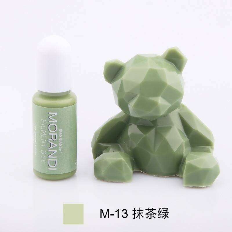 巧巧牌 MORANDI 24色莫蘭迪色精 實色色精 油性 中性顏料 環氧樹脂 水晶滴膠 AB膠 diy材料-規格圖6