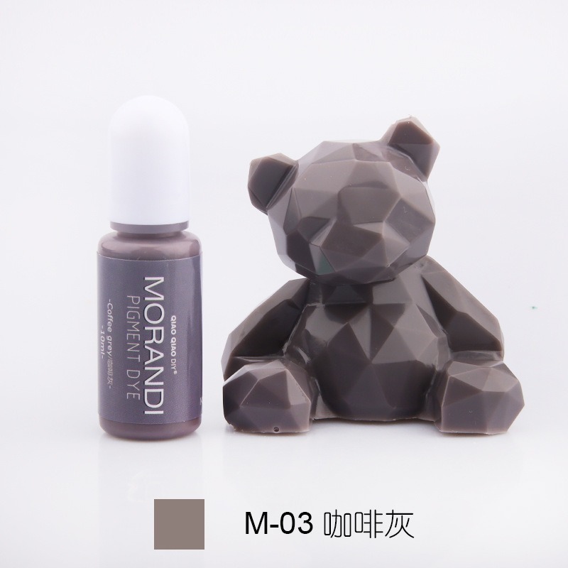 巧巧牌 MORANDI 24色莫蘭迪色精 實色色精 油性 中性顏料 環氧樹脂 水晶滴膠 AB膠 diy材料-規格圖6