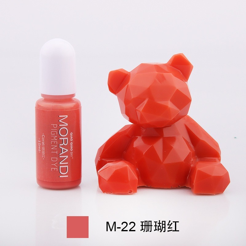 巧巧牌 MORANDI 24色莫蘭迪色精 實色色精 油性 中性顏料 環氧樹脂 水晶滴膠 AB膠 diy材料-規格圖6