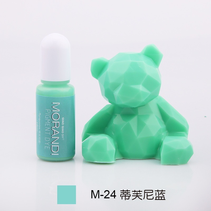 巧巧牌 MORANDI 24色莫蘭迪色精 實色色精 油性 中性顏料 環氧樹脂 水晶滴膠 AB膠 diy材料-規格圖6