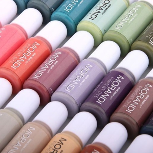 巧巧牌 MORANDI 24色莫蘭迪色精 實色色精 油性 中性顏料 環氧樹脂 水晶滴膠 AB膠 diy材料-規格圖6