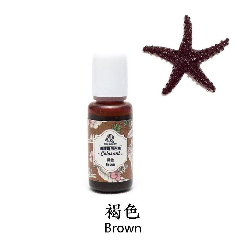 巧巧牌 14色高透色精套組(一套14色)  UV水晶滴膠專用色精 無臭 油性 滴膠 UV膠 水晶膠 色精-細節圖4