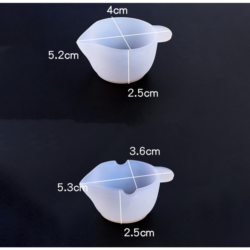 水晶滴膠矽膠調膠分裝套裝組 調膠杯 分裝杯 攪拌棒 有卡槽 矽膠 免清洗 UV水晶滴膠-細節圖3