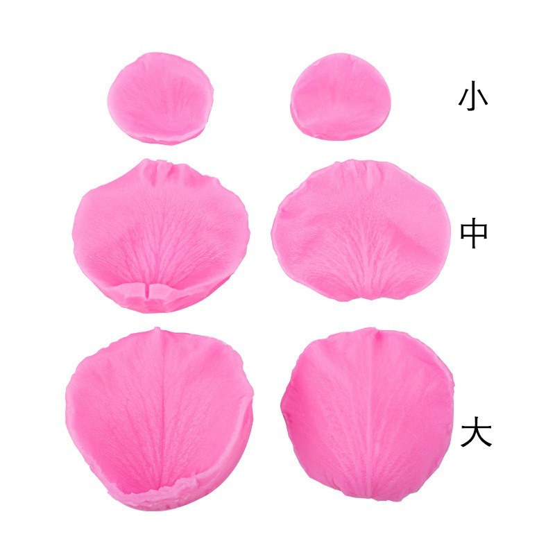 玫瑰花瓣雙面紋路矽膠模具 雙面壓模 翻糖花卉矽膠模具 翻糖矽膠模具 蛋糕裝飾模 手工皂模-規格圖5
