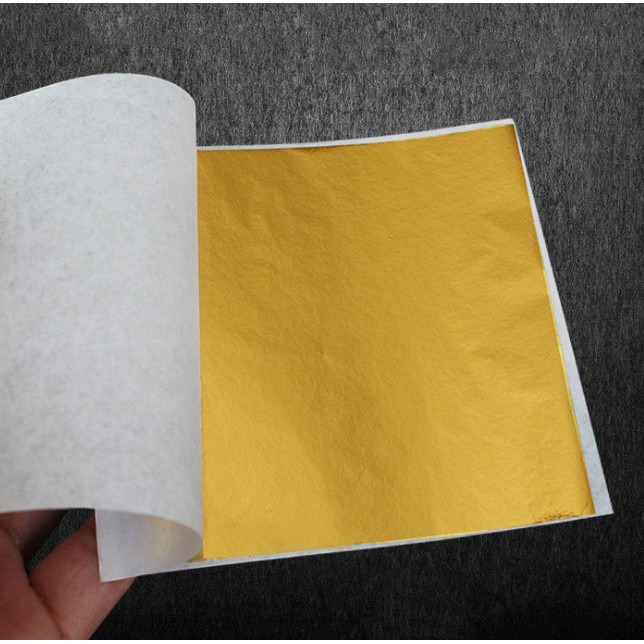 8.5cm 單張金箔紙 銀箔紙 水晶滴膠 史萊姆 slime 美甲 蠟燭 水晶泥材料混入物 DIY手工材料-細節圖2