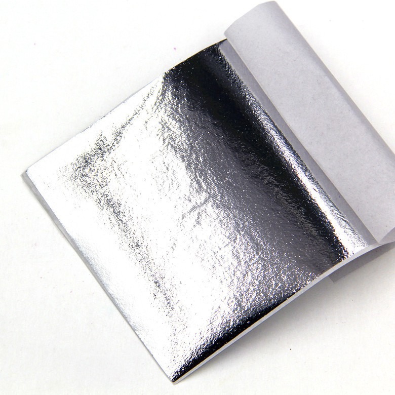 8.5cm 單張金箔紙 銀箔紙 水晶滴膠 史萊姆 slime 美甲 蠟燭 水晶泥材料混入物 DIY手工材料-規格圖4