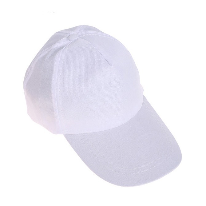 平價白色彩繪DIY鴨舌帽 遮陽帽 輕薄透氣 純棉材質 手感舒適 手繪教學專用-細節圖3