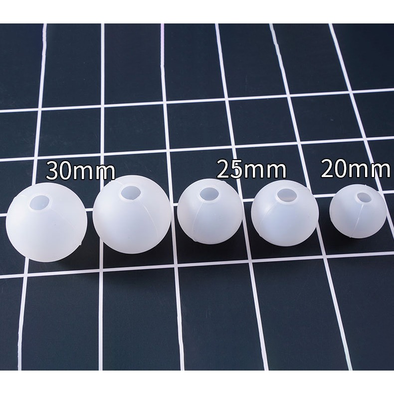 新款一體球矽膠模具 立體宇宙球迷你星空球 免打磨 DIY飾品模 UV水晶滴膠模-細節圖2