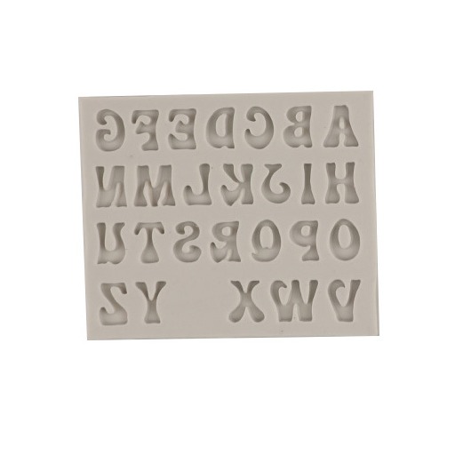 大小寫英文字母數字矽膠模具() 巧克力 黏土 餅乾 DIY模具-細節圖4