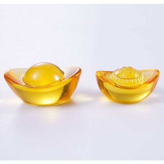 元寶鏡面矽膠模具 福字元寶 DIY手工模具 水晶滴膠模具 翻糖蛋糕 巧克力 蛋糕裝飾-細節圖2