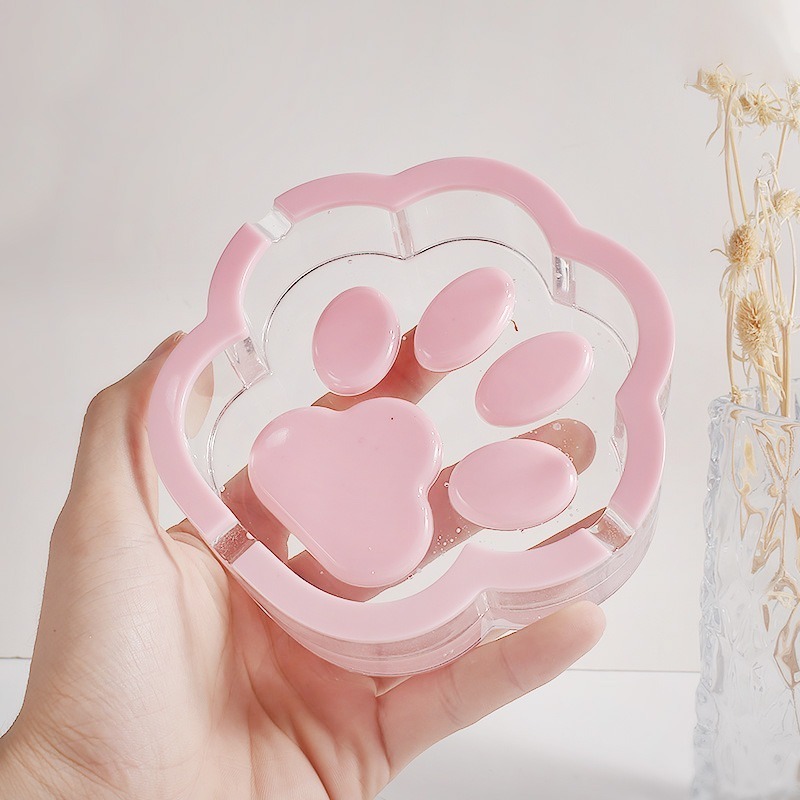 貓爪煙灰缸鏡面矽膠模具 貓爪肉墊收納盒 DIY手工模具 水晶滴膠模具-細節圖3