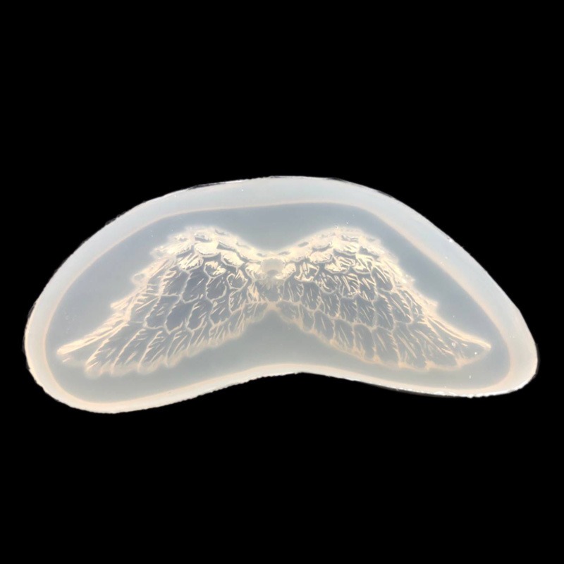 天使翅膀鏡面矽膠模具 DIY手工模具 水晶滴膠模具-細節圖2