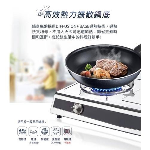 🥬Tefal法國特福 銀河系列 32CM 不沾 平底鍋+玻璃蓋 ｜法國製-細節圖3