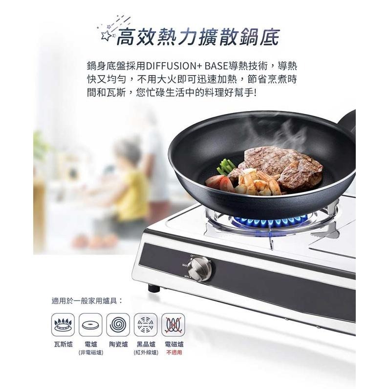 🧀法國Tefal特福 銀河系列 30CM 不沾 平底鍋 C3850722-細節圖3