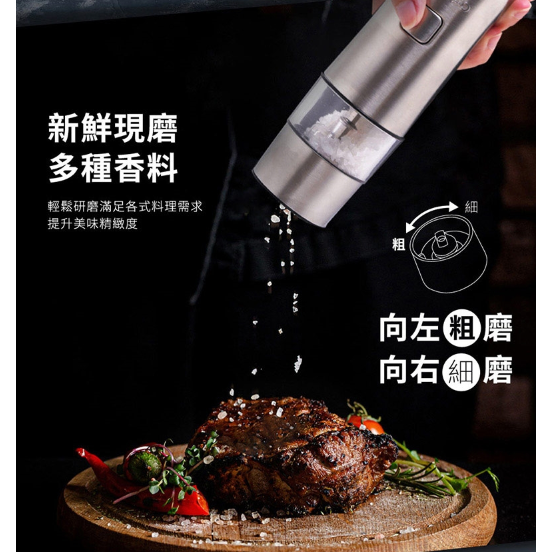 美國Cuisinart美膳雅 充電式電動香料研磨機 SG-3TW-細節圖2