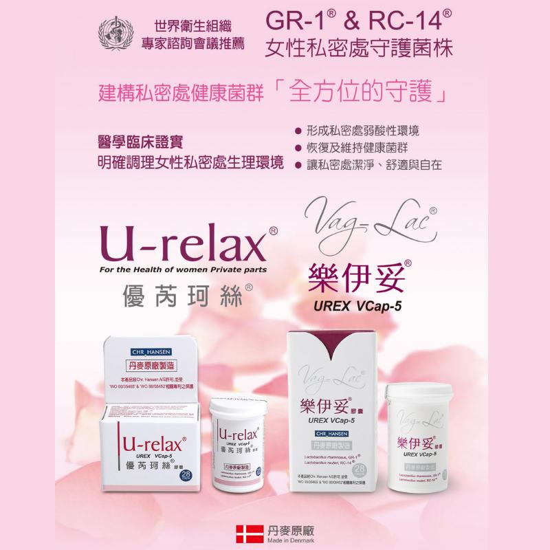 ⚡送+免運!!  U-relax 優芮珂絲膠囊  28顆/盒 ｜GR-1  RC-14  益生菌 優芮顆絲【石牌有間藥局-細節圖2